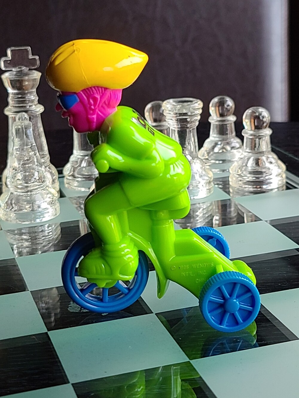 Neon Green Tricycle Rider Kids Toy